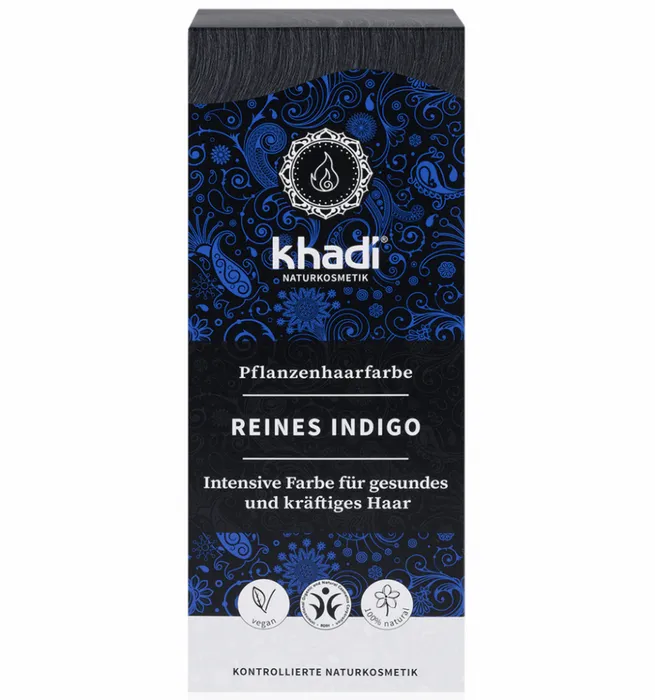 Khadi Rostlinná barva na vlasy čisté indigo 100g
