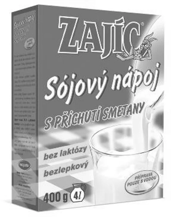 Mogador Zajíc Sójový nápoj s příchutí smetany 400 g
