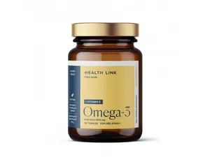 Health Link Omega-3 rybí olej 1000 mg s vitaminem E tobolky 120 ks