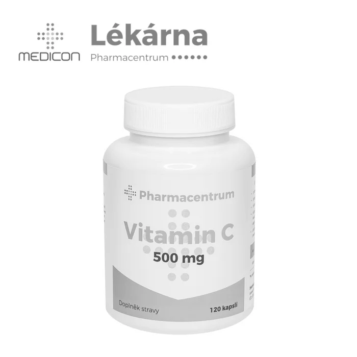 Pharmacentrum Vitamin C 500 mg 120 kapslí