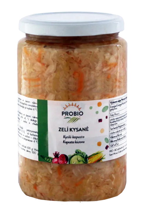 PROBIO Zelí kysané sterilované 750 g BIO
