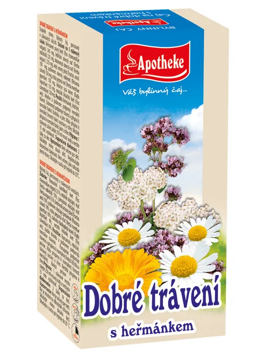 Apotheke Dobré trávení s heřmánkem čaj 20 x 1,5 g