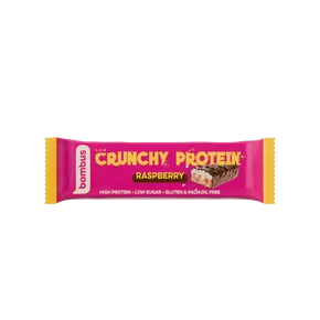 Bombus Crunchy Protein Raspberry tyčinka malinová 50 g