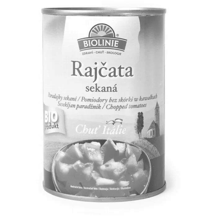 Biolinie Rajčata sekaná sterilovaná 400g BIO