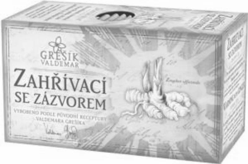 Grešík Čaj Zahřívací se zázvorem 20 x 1,5 g