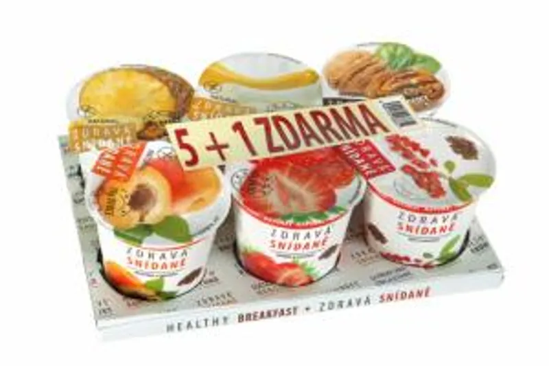 Obezin Zdravá snídaně různé příchutě 5+1 zdarma Varianta A 468g