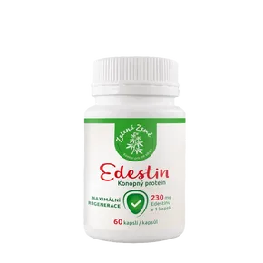 Zelená Země EDESTIN konopný protein 60 kapslí