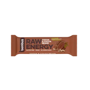 Bombus Raw Energy tyčinka kakao a kakaové boby 50 g