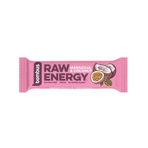 Bombus Raw Energy tyčinka maracuja a kokos 50 g