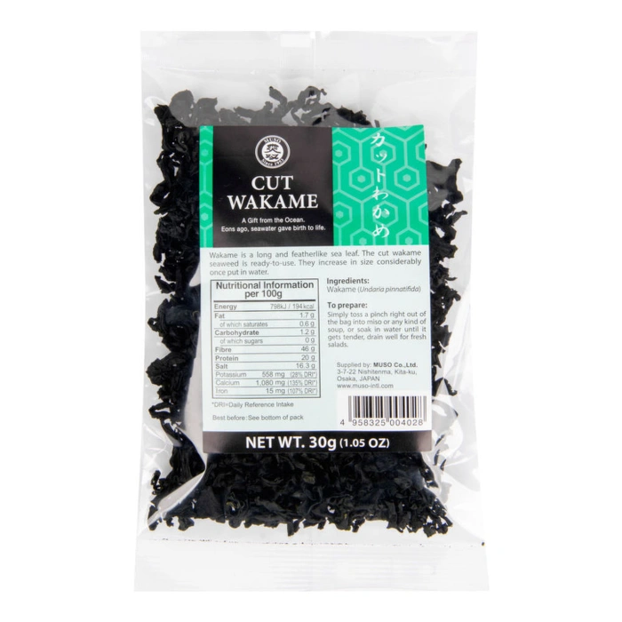 Muso Mořské řasy Wakame kousky 30g
