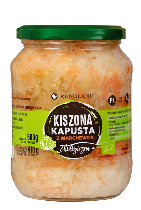 Runoland Zelí kysané 680g Bio
