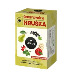 LEROS Čajový dýchánek černý rybíz & hruška 20x2,5 g