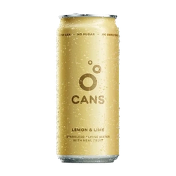 CANS Jemně perlivá voda Citron a limetka 330 ml