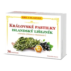 Královské pastilky Islandský lišejník 36ks