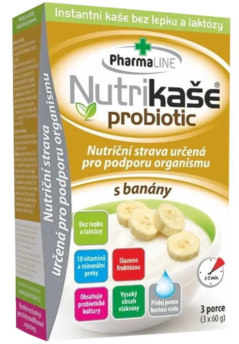 Mogador Nutrikaše probiotic s banány 180g (3x60g)