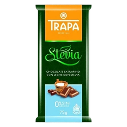 Trapa Čokoláda mléčná se stevií bez lepku 75g