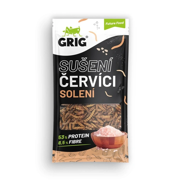 Grig Sušení červíci sůl 13 g