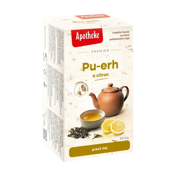 Apotheke Čaj Pu-er a citron 20x2g