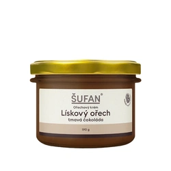 Šufan Krém Lískový ořech s tmavou čokoládou 190 g