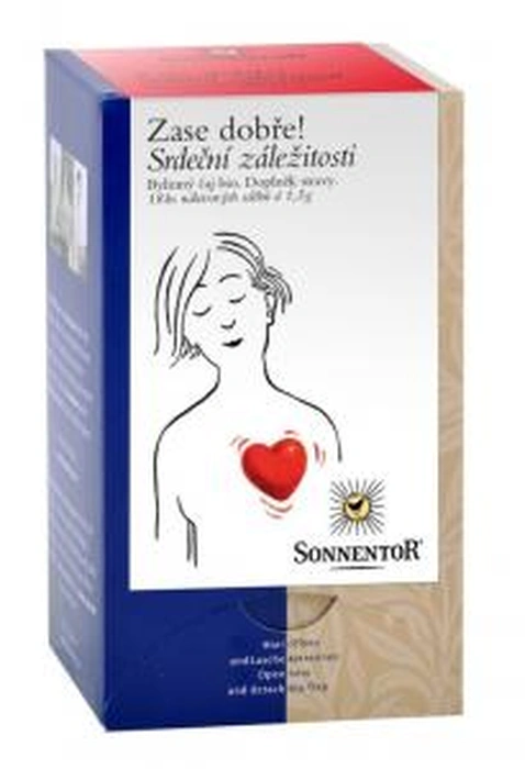 Sonnentor Čaj Zase dobře! Srdeční záležitosti 18x1,5 g Bio