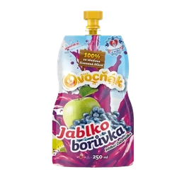 Ovocňák Mošt jablko borůvka 250ml