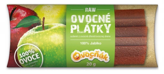 Ovocňák Ovocné plátky jablko 20 g