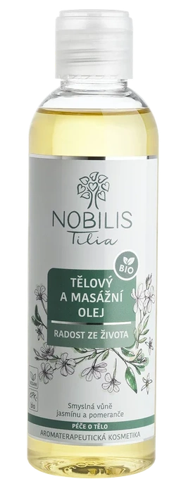 Nobilis Tilia Tělový a masážní olej Radost ze života 200ml