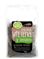 Green Apotheke Těstoviny vřetena špaldová celozrnná se špenátem 300 g
