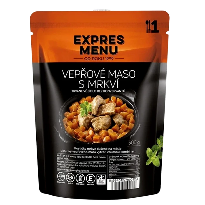 Expres Menu Vepřové s mrkví 300 g