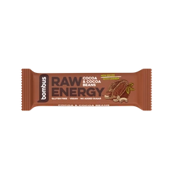Bombus Raw Energy tyčinka kakao a kakaové boby 50 g