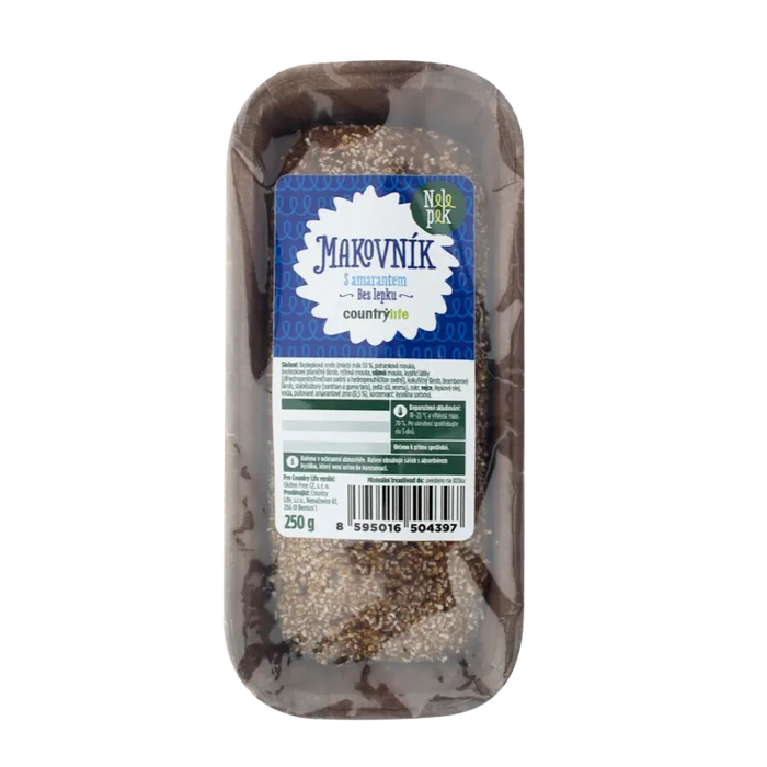 Country Life Makovník s amarantem bez lepku 250g