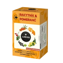 LEROS Čajový dýchánek rakytník & pomeranč 20x2 g