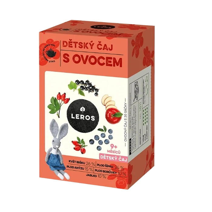 LEROS Dětský čaj s ovocem 20x2 g