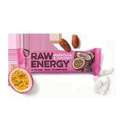 Bombus Raw Energy tyčinka maracuja a kokos 50g