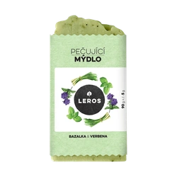LEROS Pečující mýdlo bazalka + verbena 90 g