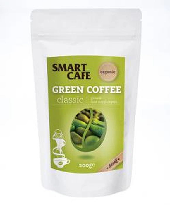 Dragon Superfoods Zelená káva mletá bez kofeinu Arabica 200g Bio