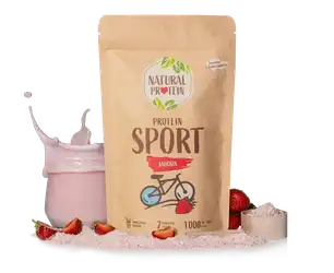 NaturalProtein Protein SPORT jahoda 350 g