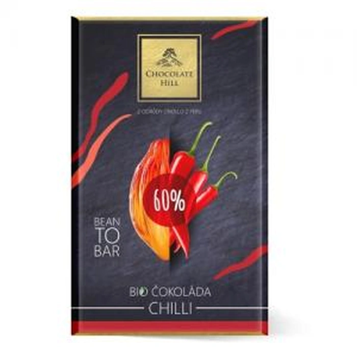 Chocolate Hill Bean to Bar 60% čokoláda s chilli 60 g Bio