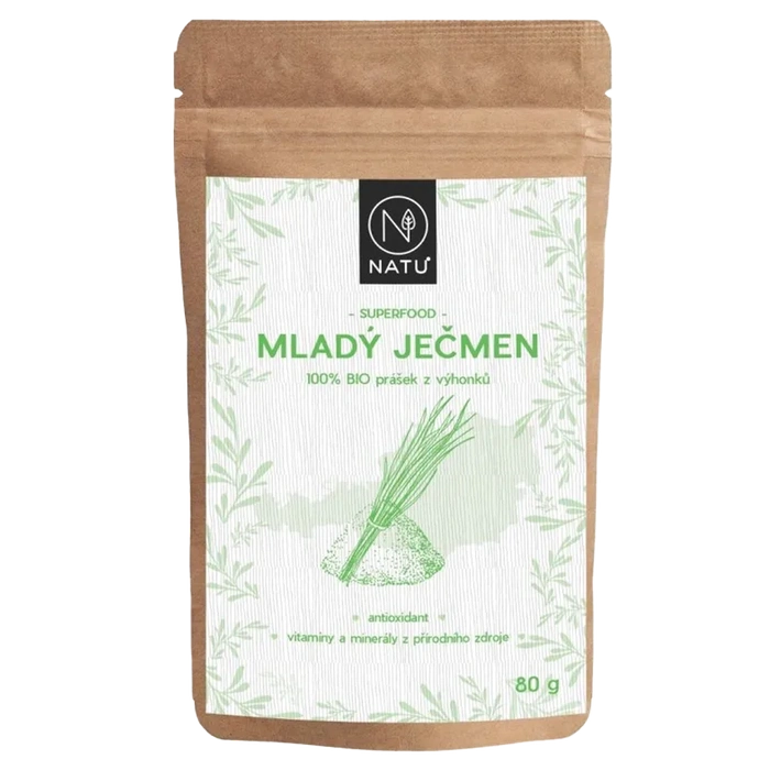 NATU Mladý ječmen prášek 80g BIO