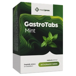 medipron GastroTabs Mint 40 žvýkacích tablet