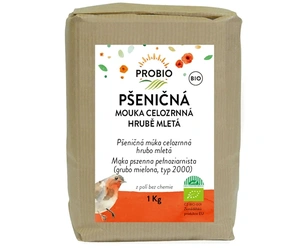 PROBIO Mouka pšeničná celozrnná hrubě mletá 1 kg BIO