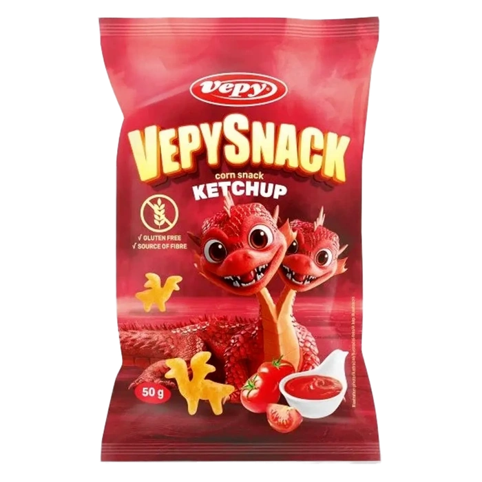 VepySnack Kukuřičný snack s příchutí kečup 50 g