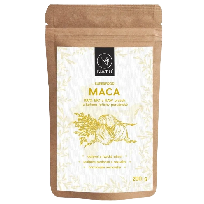NATU Maca prášek 200 g BIO