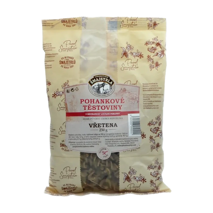 Šmajstrla Pohankové těstoviny vřetena 250 g