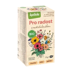Apotheke Čaj Pro radost s mateřídouškou 20x1,5g BIO