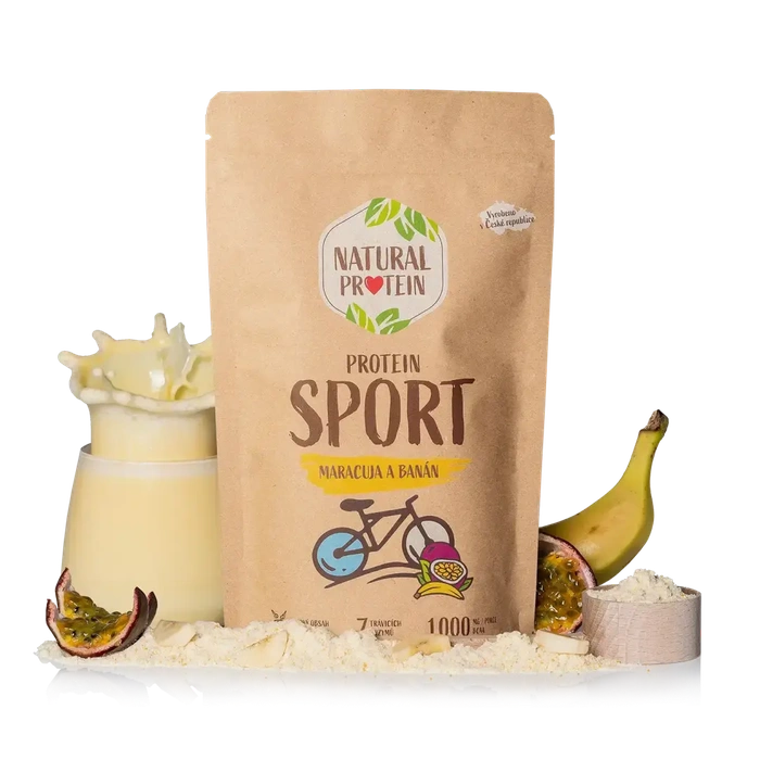 NaturalProtein Protein SPORT maracuja a banán 350 g