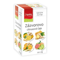 Apotheke Premier Zázvorovo citrusové čaje 4v1 20x2 g