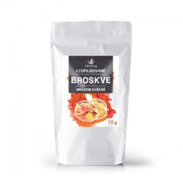Allnature Broskev sušená mrazem plátky 15g