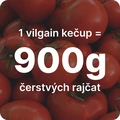 Vilgain Kečup s nízkým obsahem cukru 500 g