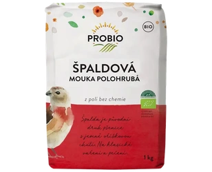 PROBIO Špaldová mouka polohrubá 1 kg BIO